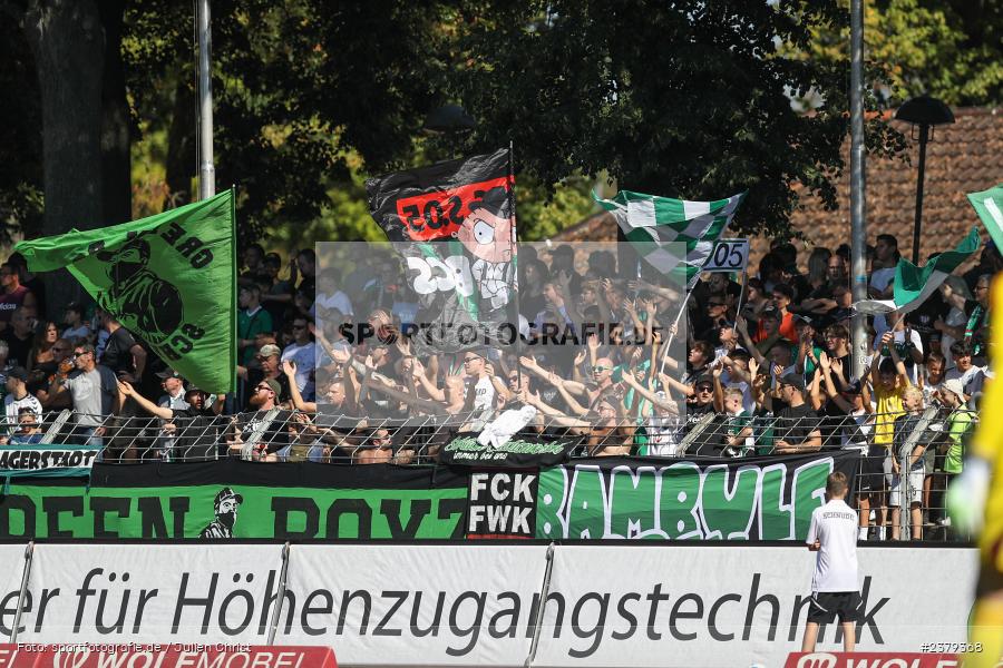 Fans, Willy-Sachs-Stadion, Schweinfurt, 16.09.2023, sport, action, BFV, Fussball, Saison 2023/2024, 10. Spieltag, Regionalliga Bayern, FCB, FCS, FC Bayern München II, 1. FC Schweinfurt 1905 - Bild-ID: 2379368