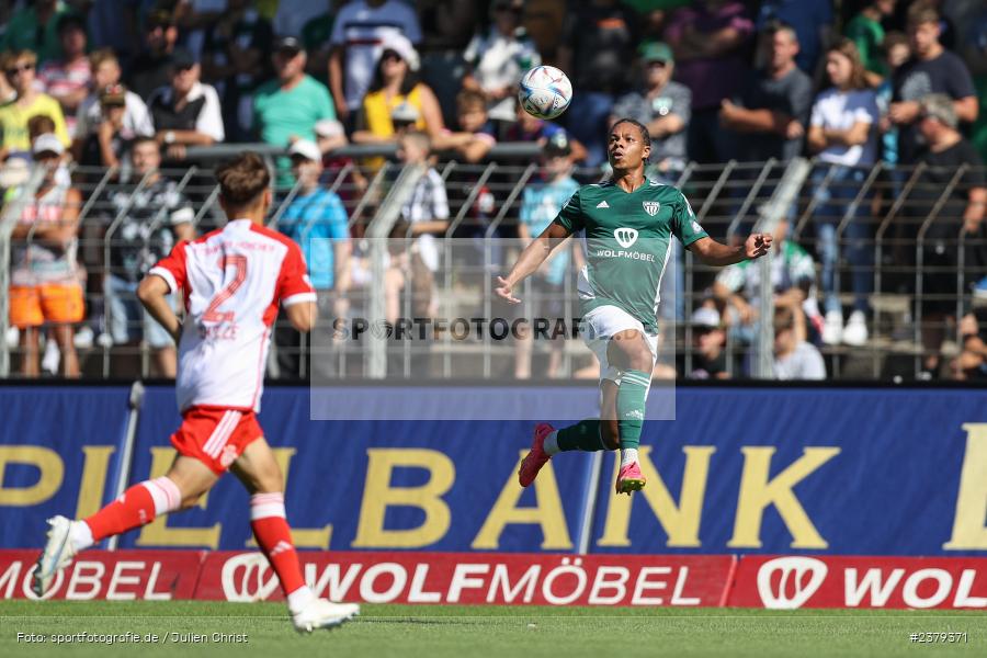 Dominik Ngatie, Willy-Sachs-Stadion, Schweinfurt, 16.09.2023, sport, action, BFV, Fussball, Saison 2023/2024, 10. Spieltag, Regionalliga Bayern, FCB, FCS, FC Bayern München II, 1. FC Schweinfurt 1905 - Bild-ID: 2379371