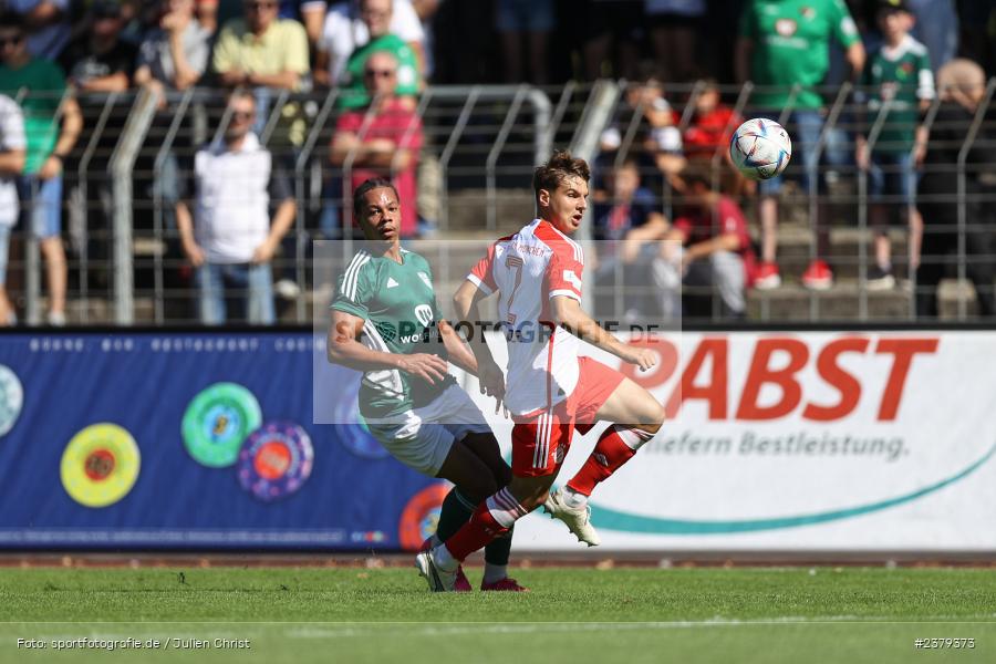 Dominik Ngatie, Willy-Sachs-Stadion, Schweinfurt, 16.09.2023, sport, action, BFV, Fussball, Saison 2023/2024, 10. Spieltag, Regionalliga Bayern, FCB, FCS, FC Bayern München II, 1. FC Schweinfurt 1905 - Bild-ID: 2379373