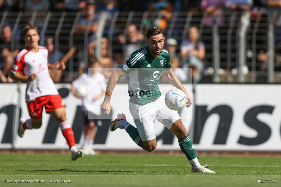 Severo Sturm, Willy-Sachs-Stadion, Schweinfurt, 16.09.2023, sport, action, BFV, Fussball, Saison 2023/2024, 10. Spieltag, Regionalliga Bayern, FCB, FCS, FC Bayern München II, 1. FC Schweinfurt 1905 - Bild-ID: 2379375