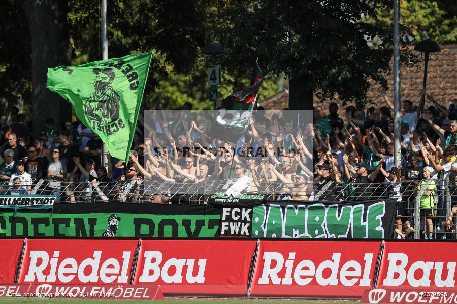 Fans, Willy-Sachs-Stadion, Schweinfurt, 16.09.2023, sport, action, BFV, Fussball, Saison 2023/2024, 10. Spieltag, Regionalliga Bayern, FCB, FCS, FC Bayern München II, 1. FC Schweinfurt 1905 - Bild-ID: 2379395