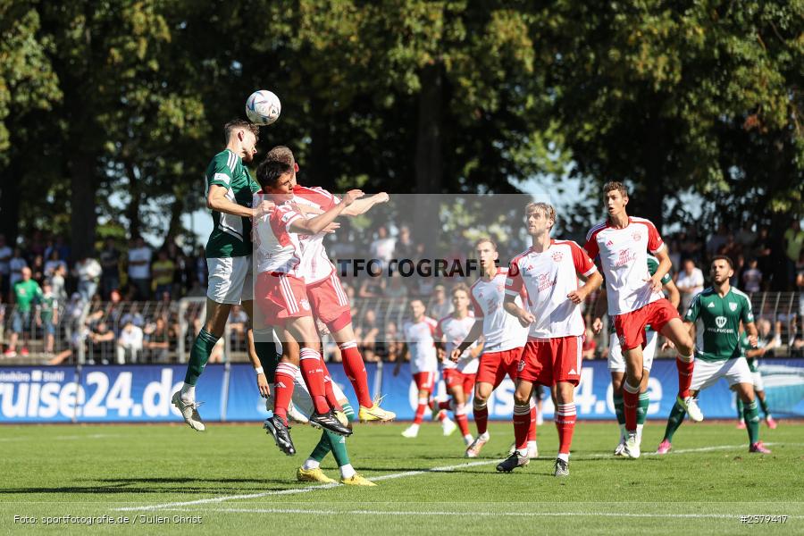 Luca Trslic, Willy-Sachs-Stadion, Schweinfurt, 16.09.2023, sport, action, BFV, Fussball, Saison 2023/2024, 10. Spieltag, Regionalliga Bayern, FCB, FCS, FC Bayern München II, 1. FC Schweinfurt 1905 - Bild-ID: 2379417