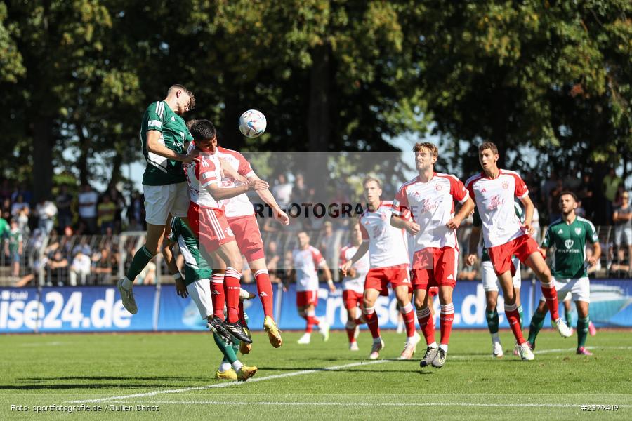 Luca Trslic, Willy-Sachs-Stadion, Schweinfurt, 16.09.2023, sport, action, BFV, Fussball, Saison 2023/2024, 10. Spieltag, Regionalliga Bayern, FCB, FCS, FC Bayern München II, 1. FC Schweinfurt 1905 - Bild-ID: 2379419