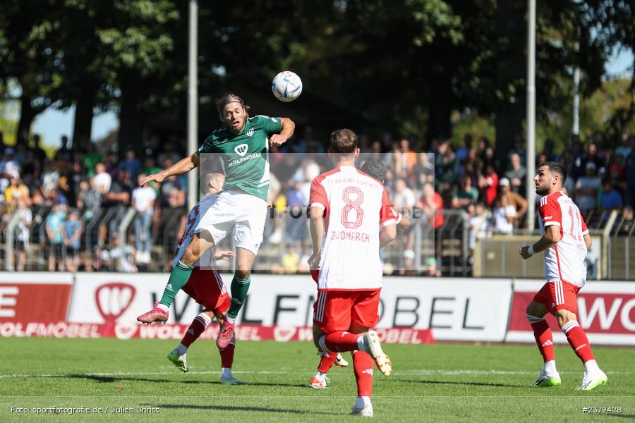 Kristian Böhnlein, Willy-Sachs-Stadion, Schweinfurt, 16.09.2023, sport, action, BFV, Fussball, Saison 2023/2024, 10. Spieltag, Regionalliga Bayern, FCB, FCS, FC Bayern München II, 1. FC Schweinfurt 1905 - Bild-ID: 2379428