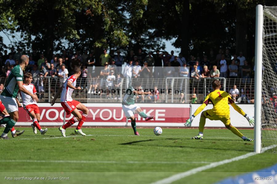Adrian Istrefi, Willy-Sachs-Stadion, Schweinfurt, 16.09.2023, sport, action, BFV, Fussball, Saison 2023/2024, 10. Spieltag, Regionalliga Bayern, FCB, FCS, FC Bayern München II, 1. FC Schweinfurt 1905 - Bild-ID: 2379430