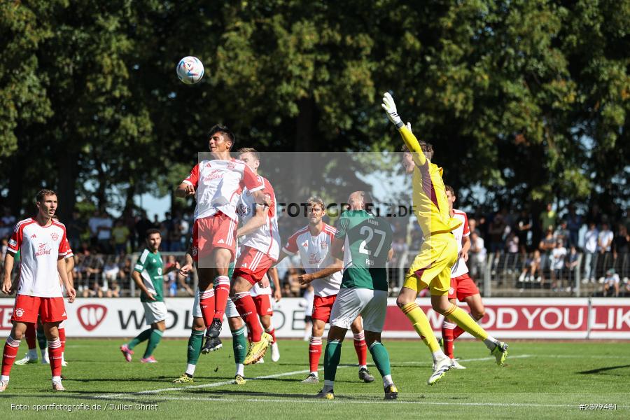 Matteo Perez Vinlöf, Willy-Sachs-Stadion, Schweinfurt, 16.09.2023, sport, action, BFV, Fussball, Saison 2023/2024, 10. Spieltag, Regionalliga Bayern, FCB, FCS, FC Bayern München II, 1. FC Schweinfurt 1905 - Bild-ID: 2379431