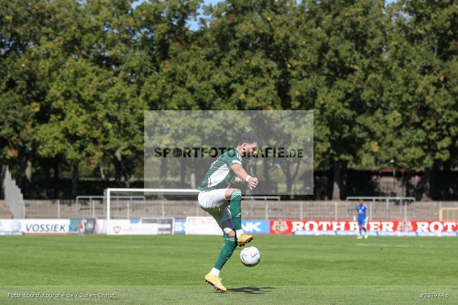 Taha Aksu, Willy-Sachs-Stadion, Schweinfurt, 16.09.2023, sport, action, BFV, Fussball, Saison 2023/2024, 10. Spieltag, Regionalliga Bayern, FCB, FCS, FC Bayern München II, 1. FC Schweinfurt 1905 - Bild-ID: 2379446