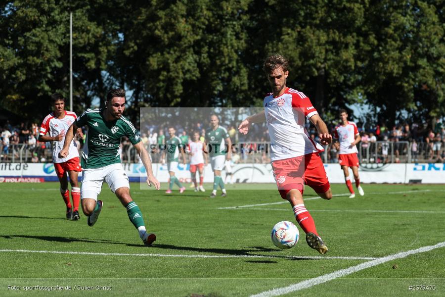 Severo Sturm, Willy-Sachs-Stadion, Schweinfurt, 16.09.2023, sport, action, BFV, Fussball, Saison 2023/2024, 10. Spieltag, Regionalliga Bayern, FCB, FCS, FC Bayern München II, 1. FC Schweinfurt 1905 - Bild-ID: 2379470