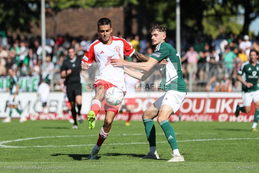 Lucas Fernando Copado Schrobenhauser, Willy-Sachs-Stadion, Schweinfurt, 16.09.2023, sport, action, BFV, Fussball, Saison 2023/2024, 10. Spieltag, Regionalliga Bayern, FCB, FCS, FC Bayern München II, 1. FC Schweinfurt 1905 - Bild-ID: 2379475