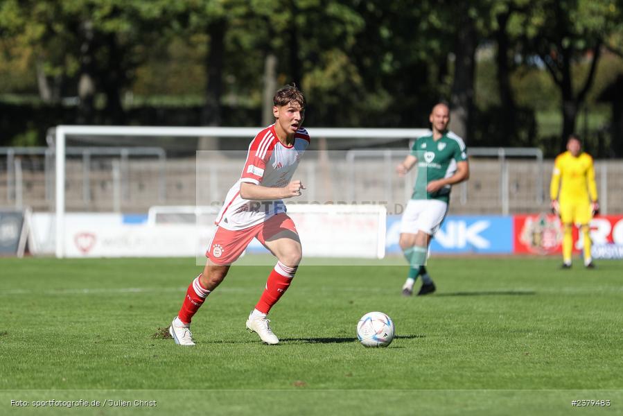 Max Scholze, Willy-Sachs-Stadion, Schweinfurt, 16.09.2023, sport, action, BFV, Fussball, Saison 2023/2024, 10. Spieltag, Regionalliga Bayern, FCB, FCS, FC Bayern München II, 1. FC Schweinfurt 1905 - Bild-ID: 2379483