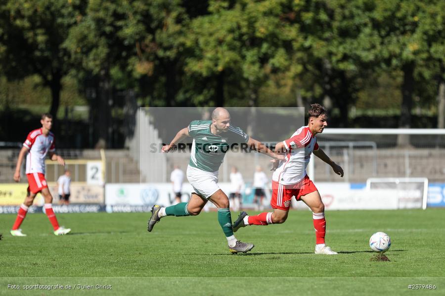 Max Scholze, Willy-Sachs-Stadion, Schweinfurt, 16.09.2023, sport, action, BFV, Fussball, Saison 2023/2024, 10. Spieltag, Regionalliga Bayern, FCB, FCS, FC Bayern München II, 1. FC Schweinfurt 1905 - Bild-ID: 2379486