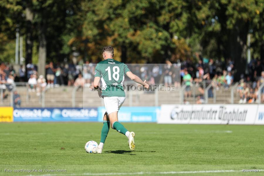 Luca Trslic, Willy-Sachs-Stadion, Schweinfurt, 16.09.2023, sport, action, BFV, Fussball, Saison 2023/2024, 10. Spieltag, Regionalliga Bayern, FCB, FCS, FC Bayern München II, 1. FC Schweinfurt 1905 - Bild-ID: 2379489