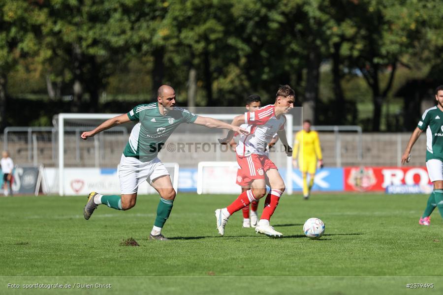 Max Scholze, Willy-Sachs-Stadion, Schweinfurt, 16.09.2023, sport, action, BFV, Fussball, Saison 2023/2024, 10. Spieltag, Regionalliga Bayern, FCB, FCS, FC Bayern München II, 1. FC Schweinfurt 1905 - Bild-ID: 2379495