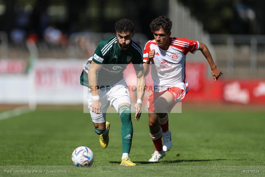 Taha Aksu, Willy-Sachs-Stadion, Schweinfurt, 16.09.2023, sport, action, BFV, Fussball, Saison 2023/2024, 10. Spieltag, Regionalliga Bayern, FCB, FCS, FC Bayern München II, 1. FC Schweinfurt 1905 - Bild-ID: 2379524