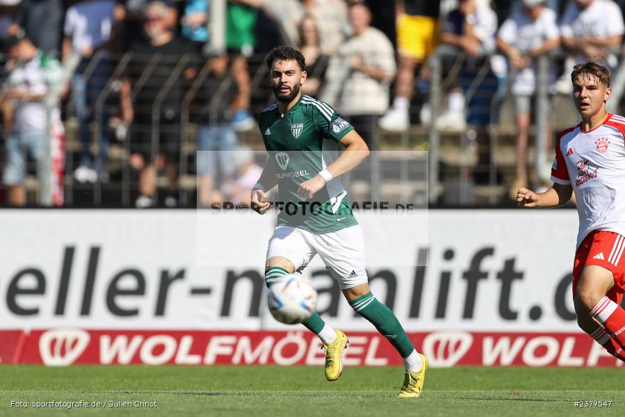 Taha Aksu, Willy-Sachs-Stadion, Schweinfurt, 16.09.2023, sport, action, BFV, Fussball, Saison 2023/2024, 10. Spieltag, Regionalliga Bayern, FCB, FCS, FC Bayern München II, 1. FC Schweinfurt 1905 - Bild-ID: 2379547