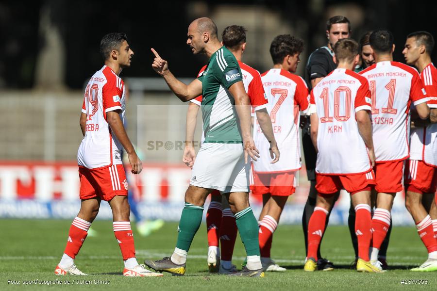Adam Jabiri, Willy-Sachs-Stadion, Schweinfurt, 16.09.2023, sport, action, BFV, Fussball, Saison 2023/2024, 10. Spieltag, Regionalliga Bayern, FCB, FCS, FC Bayern München II, 1. FC Schweinfurt 1905 - Bild-ID: 2379553