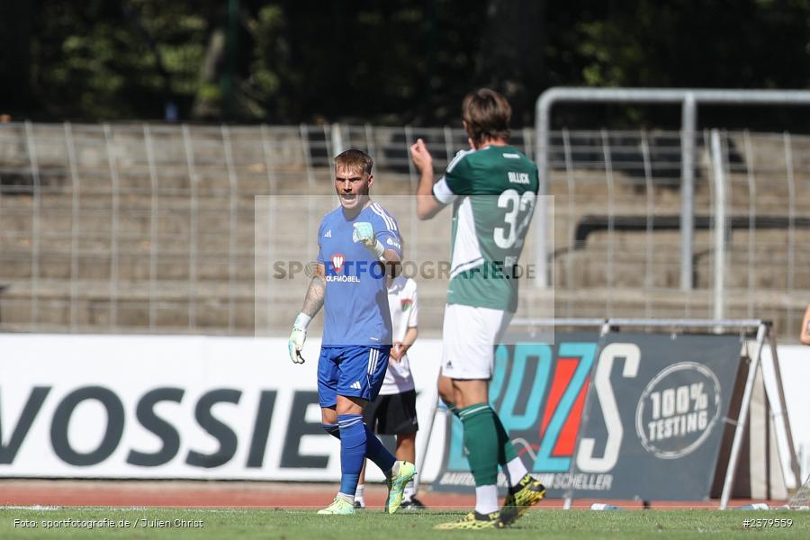 Lukas Wenzel, Willy-Sachs-Stadion, Schweinfurt, 16.09.2023, sport, action, BFV, Fussball, Saison 2023/2024, 10. Spieltag, Regionalliga Bayern, FCB, FCS, FC Bayern München II, 1. FC Schweinfurt 1905 - Bild-ID: 2379559