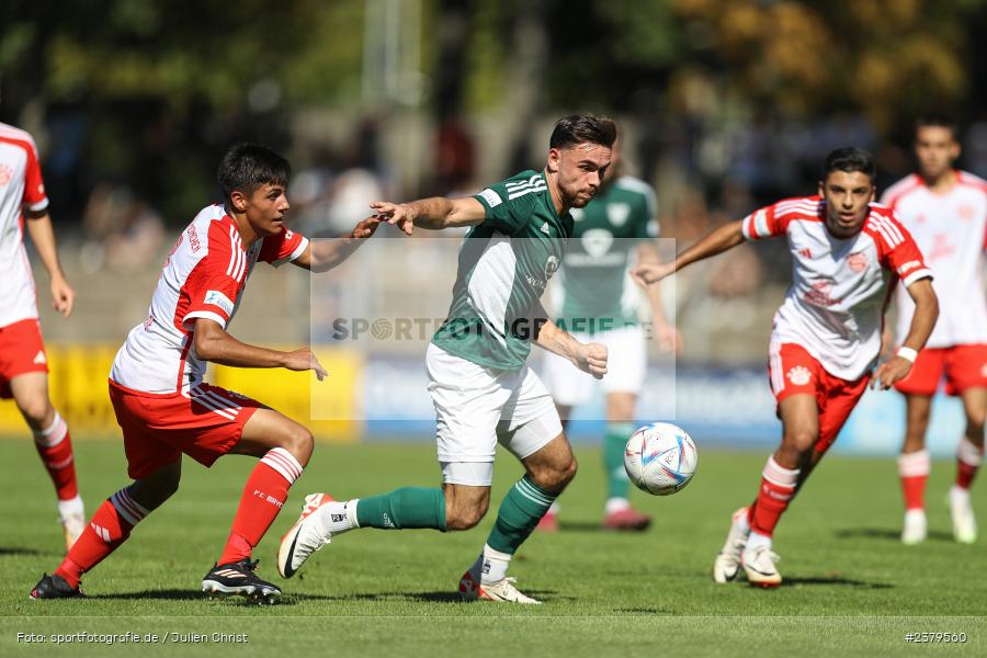Severo Sturm, Willy-Sachs-Stadion, Schweinfurt, 16.09.2023, sport, action, BFV, Fussball, Saison 2023/2024, 10. Spieltag, Regionalliga Bayern, FCB, FCS, FC Bayern München II, 1. FC Schweinfurt 1905 - Bild-ID: 2379560