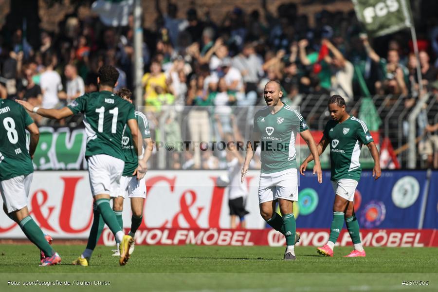 Team, Willy-Sachs-Stadion, Schweinfurt, 16.09.2023, sport, action, BFV, Fussball, Saison 2023/2024, 10. Spieltag, Regionalliga Bayern, FCB, FCS, FC Bayern München II, 1. FC Schweinfurt 1905 - Bild-ID: 2379565