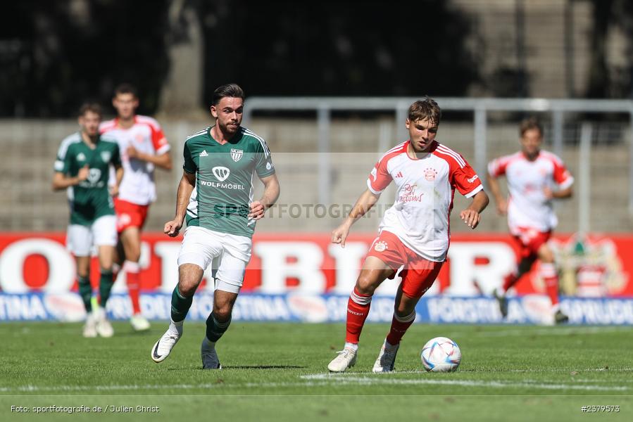 Max Scholze, Willy-Sachs-Stadion, Schweinfurt, 16.09.2023, sport, action, BFV, Fussball, Saison 2023/2024, 10. Spieltag, Regionalliga Bayern, FCB, FCS, FC Bayern München II, 1. FC Schweinfurt 1905 - Bild-ID: 2379573