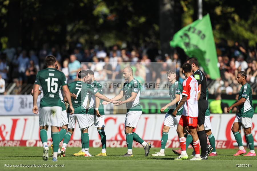 Team, Willy-Sachs-Stadion, Schweinfurt, 16.09.2023, sport, action, BFV, Fussball, Saison 2023/2024, 10. Spieltag, Regionalliga Bayern, FCB, FCS, FC Bayern München II, 1. FC Schweinfurt 1905 - Bild-ID: 2379584
