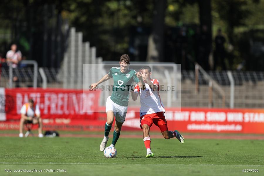 Luca Trslic, Willy-Sachs-Stadion, Schweinfurt, 16.09.2023, sport, action, BFV, Fussball, Saison 2023/2024, 10. Spieltag, Regionalliga Bayern, FCB, FCS, FC Bayern München II, 1. FC Schweinfurt 1905 - Bild-ID: 2379588