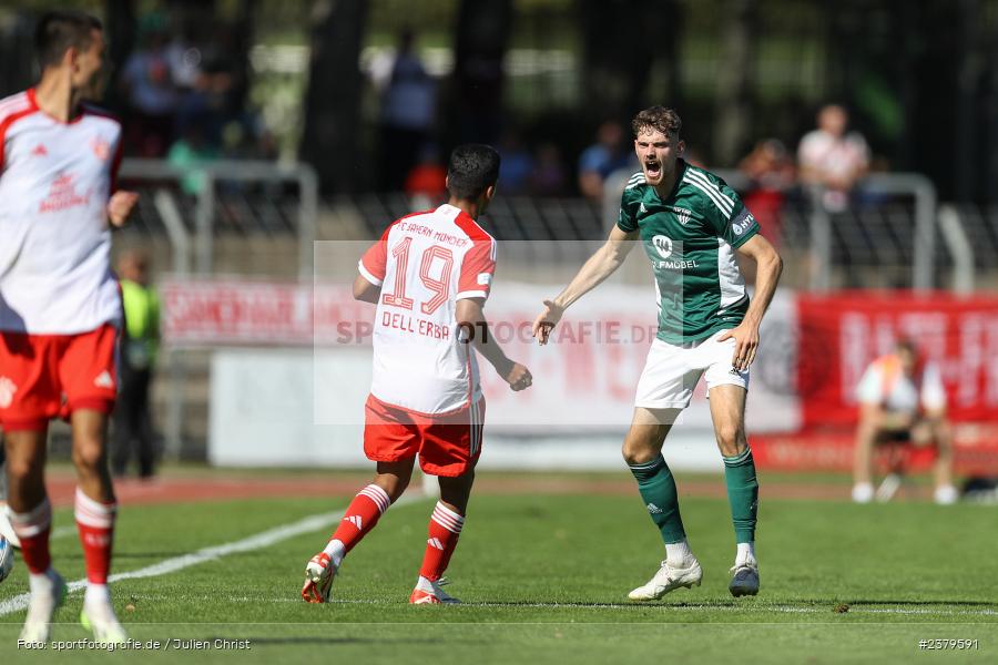 Luca Trslic, Willy-Sachs-Stadion, Schweinfurt, 16.09.2023, sport, action, BFV, Fussball, Saison 2023/2024, 10. Spieltag, Regionalliga Bayern, FCB, FCS, FC Bayern München II, 1. FC Schweinfurt 1905 - Bild-ID: 2379591