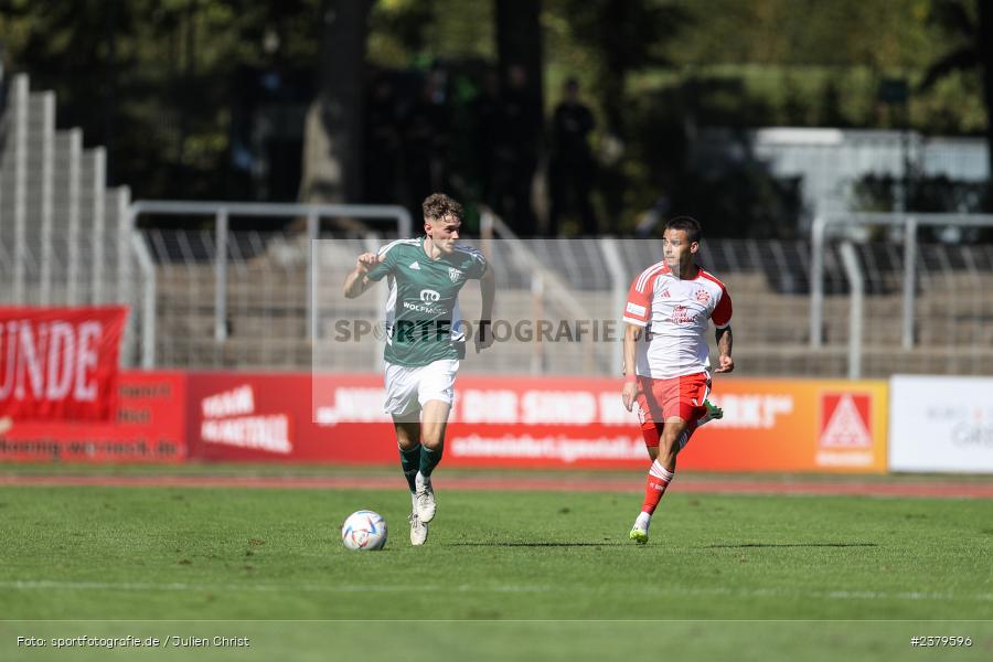 Luca Trslic, Willy-Sachs-Stadion, Schweinfurt, 16.09.2023, sport, action, BFV, Fussball, Saison 2023/2024, 10. Spieltag, Regionalliga Bayern, FCB, FCS, FC Bayern München II, 1. FC Schweinfurt 1905 - Bild-ID: 2379596