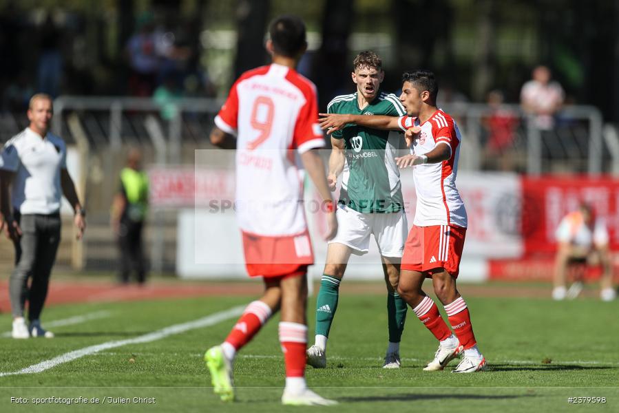 Luca Trslic, Willy-Sachs-Stadion, Schweinfurt, 16.09.2023, sport, action, BFV, Fussball, Saison 2023/2024, 10. Spieltag, Regionalliga Bayern, FCB, FCS, FC Bayern München II, 1. FC Schweinfurt 1905 - Bild-ID: 2379598