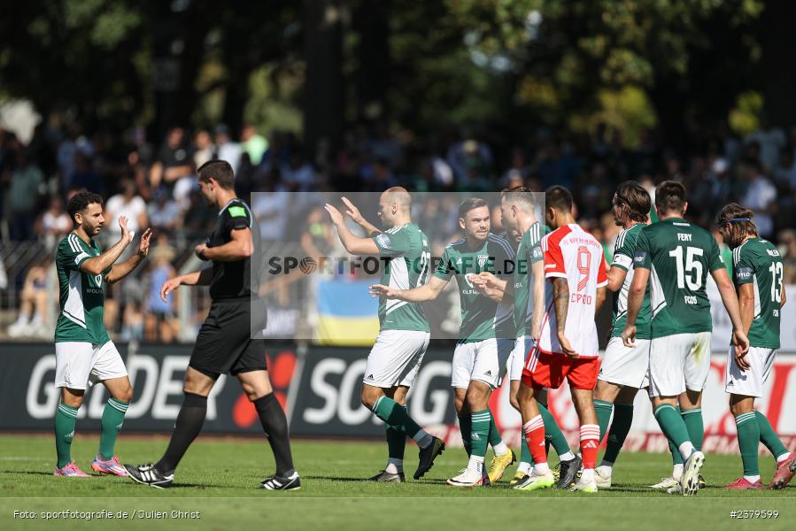 Team, Willy-Sachs-Stadion, Schweinfurt, 16.09.2023, sport, action, BFV, Fussball, Saison 2023/2024, 10. Spieltag, Regionalliga Bayern, FCB, FCS, FC Bayern München II, 1. FC Schweinfurt 1905 - Bild-ID: 2379599