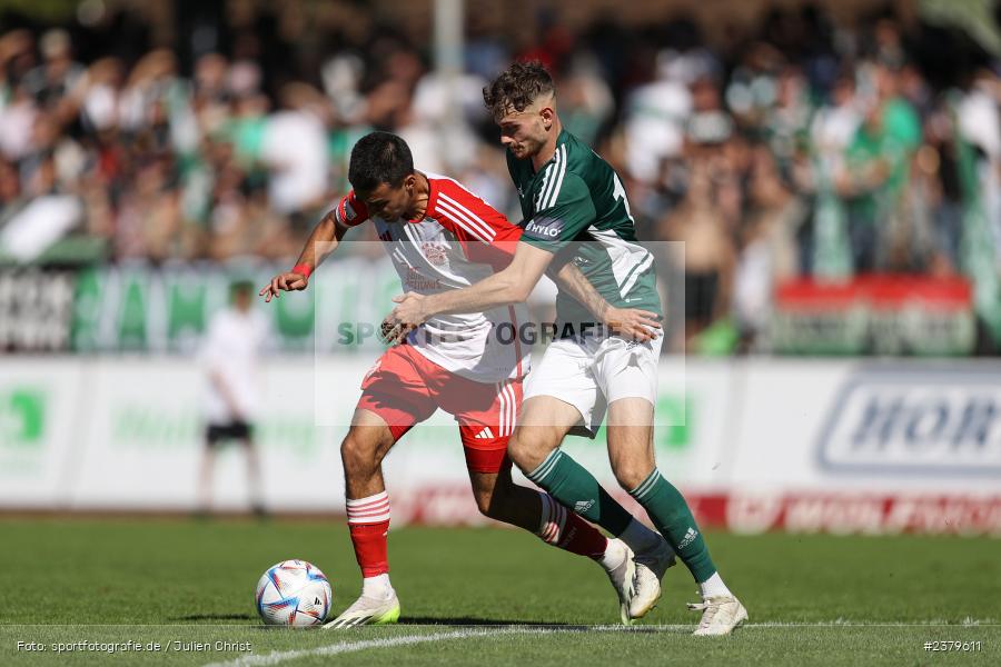 Lucas Fernando Copado Schrobenhauser, Willy-Sachs-Stadion, Schweinfurt, 16.09.2023, sport, action, BFV, Fussball, Saison 2023/2024, 10. Spieltag, Regionalliga Bayern, FCB, FCS, FC Bayern München II, 1. FC Schweinfurt 1905 - Bild-ID: 2379611