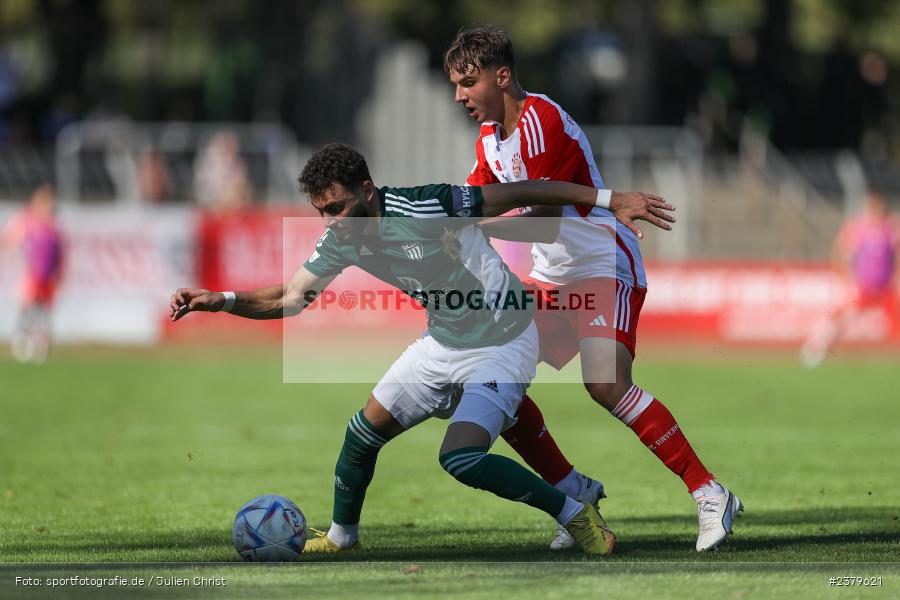 Taha Aksu, Willy-Sachs-Stadion, Schweinfurt, 16.09.2023, sport, action, BFV, Fussball, Saison 2023/2024, 10. Spieltag, Regionalliga Bayern, FCB, FCS, FC Bayern München II, 1. FC Schweinfurt 1905 - Bild-ID: 2379621