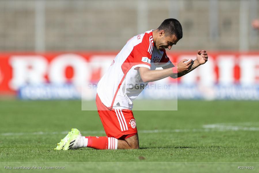 Lucas Fernando Copado Schrobenhauser, Willy-Sachs-Stadion, Schweinfurt, 16.09.2023, sport, action, BFV, Fussball, Saison 2023/2024, 10. Spieltag, Regionalliga Bayern, FCB, FCS, FC Bayern München II, 1. FC Schweinfurt 1905 - Bild-ID: 2379626