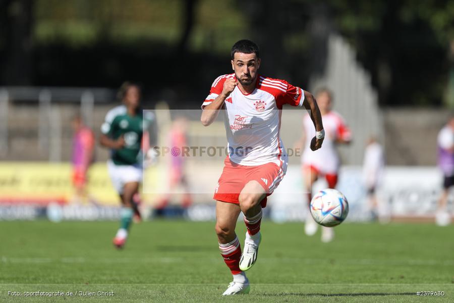 Dion Berisha, Willy-Sachs-Stadion, Schweinfurt, 16.09.2023, sport, action, BFV, Fussball, Saison 2023/2024, 10. Spieltag, Regionalliga Bayern, FCB, FCS, FC Bayern München II, 1. FC Schweinfurt 1905 - Bild-ID: 2379630