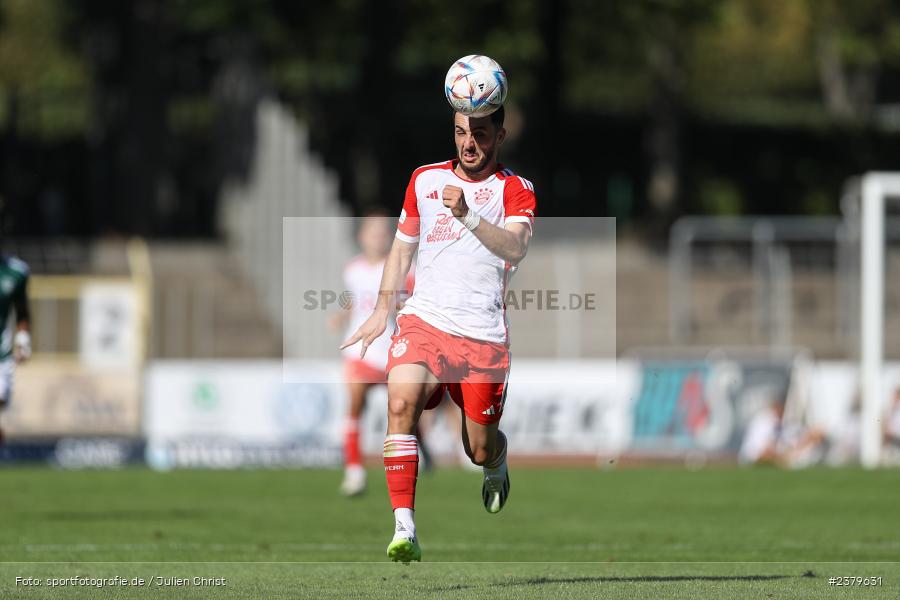 Dion Berisha, Willy-Sachs-Stadion, Schweinfurt, 16.09.2023, sport, action, BFV, Fussball, Saison 2023/2024, 10. Spieltag, Regionalliga Bayern, FCB, FCS, FC Bayern München II, 1. FC Schweinfurt 1905 - Bild-ID: 2379631