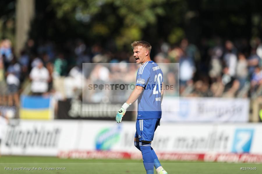 Lukas Wenzel, Willy-Sachs-Stadion, Schweinfurt, 16.09.2023, sport, action, BFV, Fussball, Saison 2023/2024, 10. Spieltag, Regionalliga Bayern, FCB, FCS, FC Bayern München II, 1. FC Schweinfurt 1905 - Bild-ID: 2379665