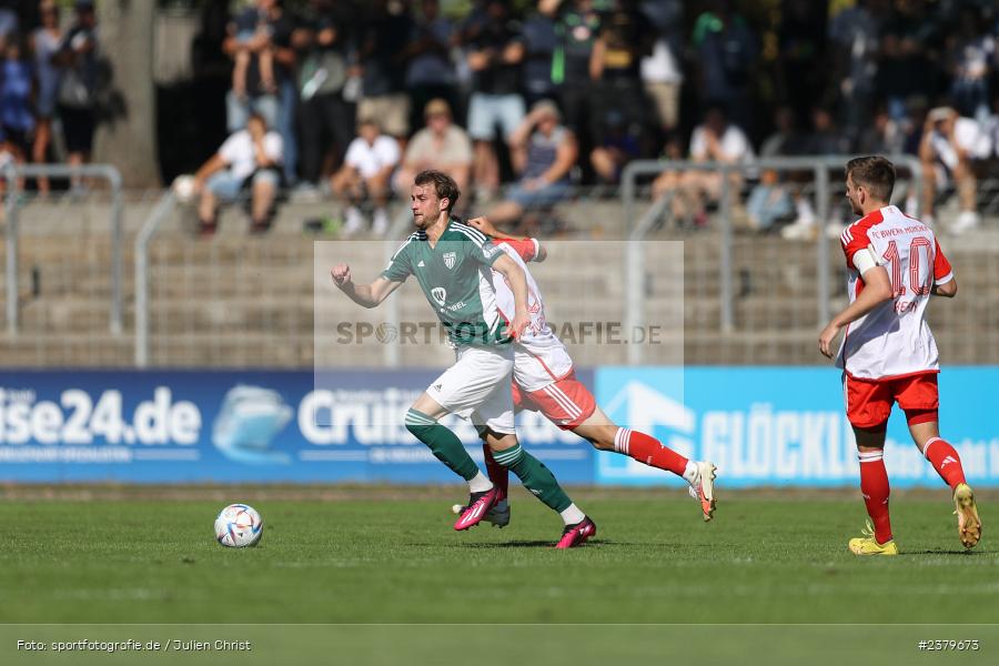 Tom Feulner, Willy-Sachs-Stadion, Schweinfurt, 16.09.2023, sport, action, BFV, Fussball, Saison 2023/2024, 10. Spieltag, Regionalliga Bayern, FCB, FCS, FC Bayern München II, 1. FC Schweinfurt 1905 - Bild-ID: 2379673