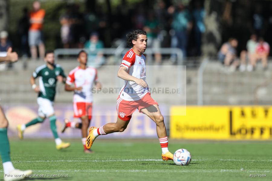 David Jonathans, Willy-Sachs-Stadion, Schweinfurt, 16.09.2023, sport, action, BFV, Fussball, Saison 2023/2024, 10. Spieltag, Regionalliga Bayern, FCB, FCS, FC Bayern München II, 1. FC Schweinfurt 1905 - Bild-ID: 2379689