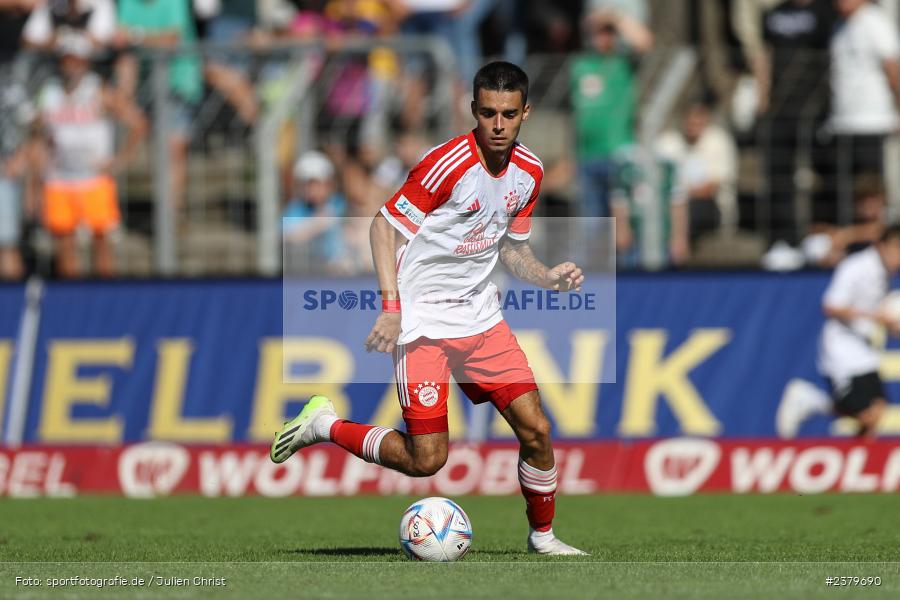 Lucas Fernando Copado Schrobenhauser, Willy-Sachs-Stadion, Schweinfurt, 16.09.2023, sport, action, BFV, Fussball, Saison 2023/2024, 10. Spieltag, Regionalliga Bayern, FCB, FCS, FC Bayern München II, 1. FC Schweinfurt 1905 - Bild-ID: 2379690