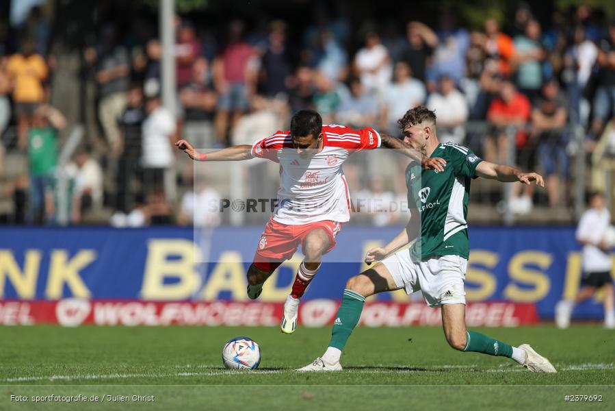 Lucas Fernando Copado Schrobenhauser, Willy-Sachs-Stadion, Schweinfurt, 16.09.2023, sport, action, BFV, Fussball, Saison 2023/2024, 10. Spieltag, Regionalliga Bayern, FCB, FCS, FC Bayern München II, 1. FC Schweinfurt 1905 - Bild-ID: 2379692