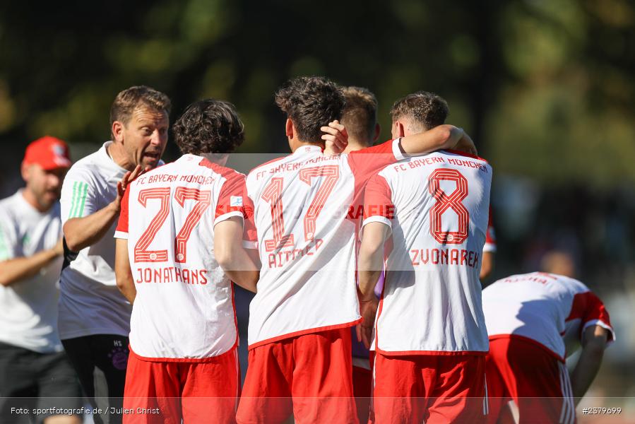 Dion Berisha, Willy-Sachs-Stadion, Schweinfurt, 16.09.2023, sport, action, BFV, Fussball, Saison 2023/2024, 10. Spieltag, Regionalliga Bayern, FCB, FCS, FC Bayern München II, 1. FC Schweinfurt 1905 - Bild-ID: 2379699