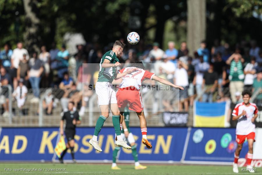 Luca Trslic, Willy-Sachs-Stadion, Schweinfurt, 16.09.2023, sport, action, BFV, Fussball, Saison 2023/2024, 10. Spieltag, Regionalliga Bayern, FCB, FCS, FC Bayern München II, 1. FC Schweinfurt 1905 - Bild-ID: 2379701