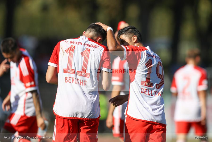 Dion Berisha, Willy-Sachs-Stadion, Schweinfurt, 16.09.2023, sport, action, BFV, Fussball, Saison 2023/2024, 10. Spieltag, Regionalliga Bayern, FCB, FCS, FC Bayern München II, 1. FC Schweinfurt 1905 - Bild-ID: 2379702