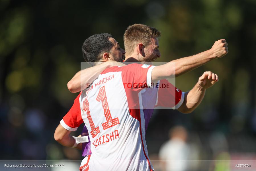 Dion Berisha, Willy-Sachs-Stadion, Schweinfurt, 16.09.2023, sport, action, BFV, Fussball, Saison 2023/2024, 10. Spieltag, Regionalliga Bayern, FCB, FCS, FC Bayern München II, 1. FC Schweinfurt 1905 - Bild-ID: 2379704