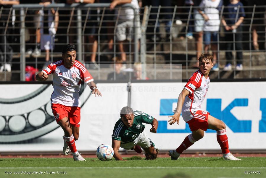 Dominik Ngatie, Willy-Sachs-Stadion, Schweinfurt, 16.09.2023, sport, action, BFV, Fussball, Saison 2023/2024, 10. Spieltag, Regionalliga Bayern, FCB, FCS, FC Bayern München II, 1. FC Schweinfurt 1905 - Bild-ID: 2379738 Dominik Ngatie, Willy-Sachs-Stadion, Schweinfurt, 16.09.2023, sport, action, BFV, Fussball, Saison 2023/2024, 10. Spieltag, Regionalliga Bayern, FCB, FCS, FC Bayern München II, 1. FC Schweinfurt 1905 - Bild-ID: 2379738