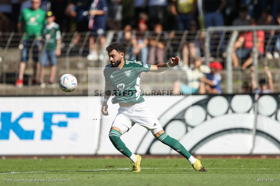 Taha Aksu, Willy-Sachs-Stadion, Schweinfurt, 16.09.2023, sport, action, BFV, Fussball, Saison 2023/2024, 10. Spieltag, Regionalliga Bayern, FCB, FCS, FC Bayern München II, 1. FC Schweinfurt 1905 - Bild-ID: 2379749