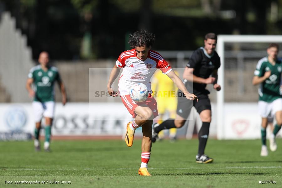 David Jonathans, Willy-Sachs-Stadion, Schweinfurt, 16.09.2023, sport, action, BFV, Fussball, Saison 2023/2024, 10. Spieltag, Regionalliga Bayern, FCB, FCS, FC Bayern München II, 1. FC Schweinfurt 1905 - Bild-ID: 2379786 David Jonathans, Willy-Sachs-Stadion, Schweinfurt, 16.09.2023, sport, action, BFV, Fussball, Saison 2023/2024, 10. Spieltag, Regionalliga Bayern, FCB, FCS, FC Bayern München II, 1. FC Schweinfurt 1905 - Bild-ID: 2379786