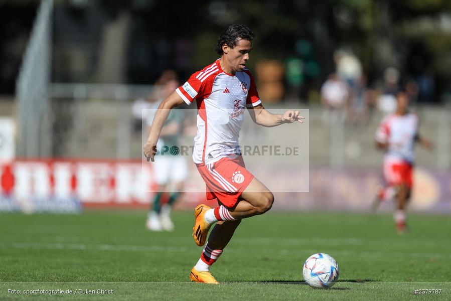 David Jonathans, Willy-Sachs-Stadion, Schweinfurt, 16.09.2023, sport, action, BFV, Fussball, Saison 2023/2024, 10. Spieltag, Regionalliga Bayern, FCB, FCS, FC Bayern München II, 1. FC Schweinfurt 1905 - Bild-ID: 2379787 David Jonathans, Willy-Sachs-Stadion, Schweinfurt, 16.09.2023, sport, action, BFV, Fussball, Saison 2023/2024, 10. Spieltag, Regionalliga Bayern, FCB, FCS, FC Bayern München II, 1. FC Schweinfurt 1905 - Bild-ID: 2379787