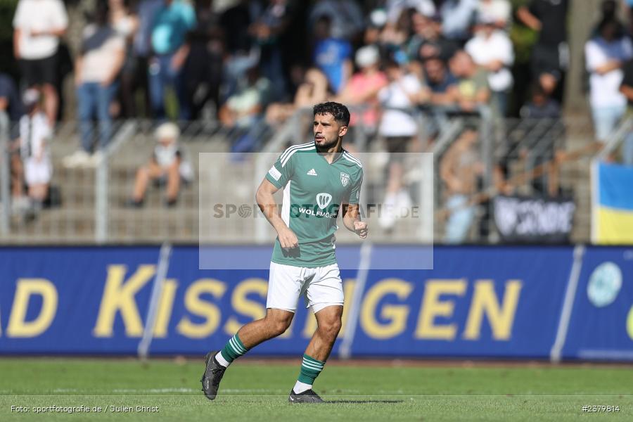 Eduard Mahmuti, Willy-Sachs-Stadion, Schweinfurt, 16.09.2023, sport, action, BFV, Fussball, Saison 2023/2024, 10. Spieltag, Regionalliga Bayern, FCB, FCS, FC Bayern München II, 1. FC Schweinfurt 1905 - Bild-ID: 2379814