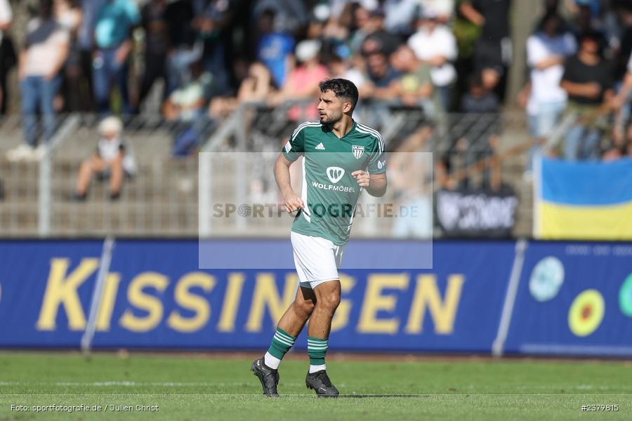 Eduard Mahmuti, Willy-Sachs-Stadion, Schweinfurt, 16.09.2023, sport, action, BFV, Fussball, Saison 2023/2024, 10. Spieltag, Regionalliga Bayern, FCB, FCS, FC Bayern München II, 1. FC Schweinfurt 1905 - Bild-ID: 2379815